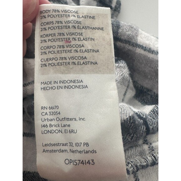 Anthropologie Pilcro Hadley Relaxed Plaid Shirt 3X Button Front Flannel Cabin - Picture 8 of 8